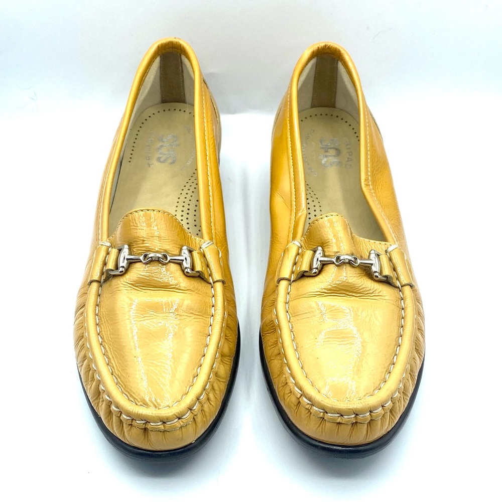 SAS | Patent Leather Mustard Loafers